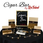 Set/aranjament Cigar Corner cu trabucuri, tigari de foi si accesorii pentru fumat RIO Cigar Bar